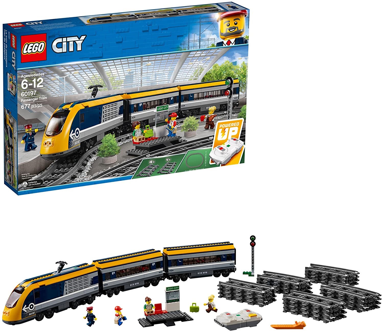 Lego city trains 60197 обзор